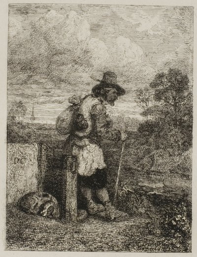 Beggar av Alexandre Gabriel Decamps