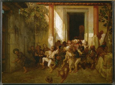 Turkisk skolutflykt - Turkisk skola ... av Alexandre Gabriel Decamps