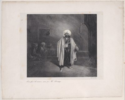 Stående Turk, 1831. av Alexandre Gabriel Decamps