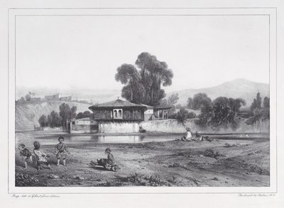 Turkisk barack, 1823-60. av Alexandre Gabriel Decamps