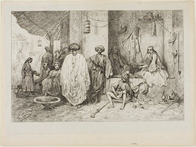 Turkiskt vakthus av Alexandre Gabriel Decamps