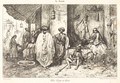 Ett vakthus av Alexandre Gabriel Decamps