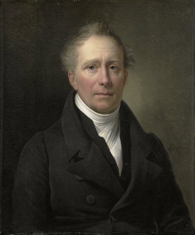 Daniel Francis Schas (1772-1848), medlem av rådet för handel och kolonier från 1814 till 1820 av Alexandre Jean Dubois Drahonet (signed by artist)