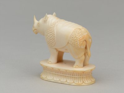 Vit biskop, schackpjäs, Indien, 1820 ca av Alexandre Josquin