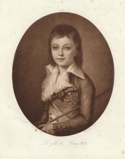 Son till kung Ludvig XVI av Alexandre Kucharski