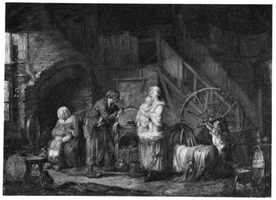 Knivsliparen och hans familj av Alexandre Moitte