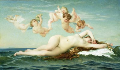 Venus födelse, c.1865-69 av Alexandre and Jourdan Cabanel