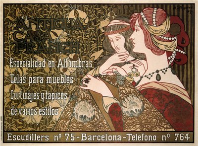 Gamla Franch House, 1899 av Alexandre de Riquer