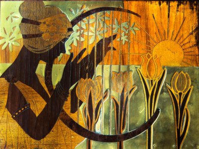 Intarsia. Cirkel av Lyceum. Barcelona. av Alexandre de Riquer