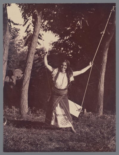 Porträtt van Didina Țiganca Didina (originaltitel) av Alexandru Bellu