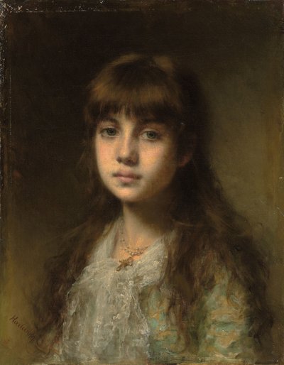 Den unga modellen, av Alexei Alexevich Harlamoff