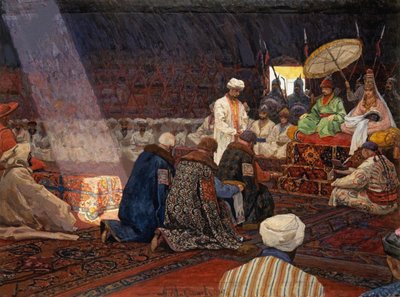 Vid den gyllene horden, 1907 av Alexei Fedotovich Maximov