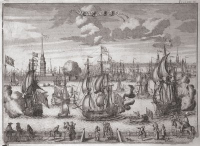 Utsikt över Sankt Petersburg, 1727 av Alexei Fyodorovich Zubov