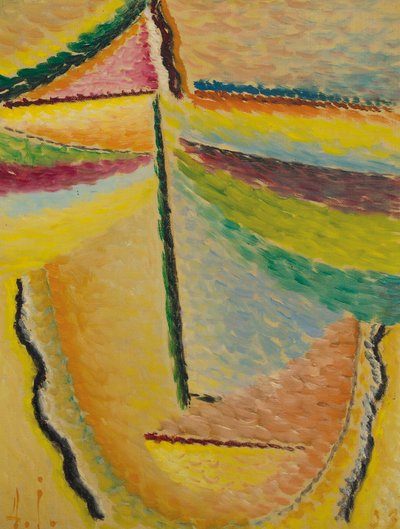 Abstrakt huvud: Skyddsängeln, 1933. av Alexei Javlensky von
