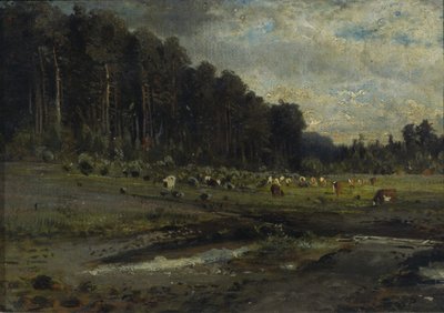 Älgön och Sokolniki, 1869. av Alexei Kondratyevich Savrasov