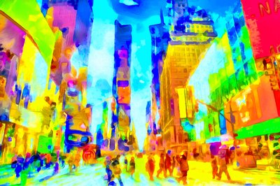 Fluid light, 2020 (blandteknik) av Alexei Makhov