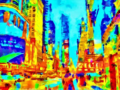 Spöklikt landskap, 2020 (blandteknik) av Alexei Makhov