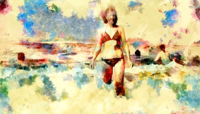 Utan titel,2020,(blandteknik) av Alexei Makhov