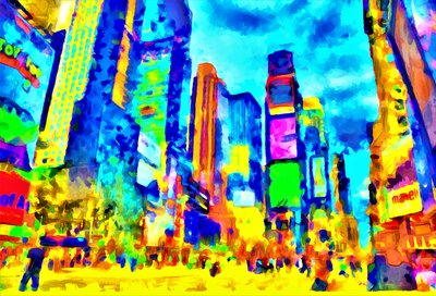 bollar av energi, 2020 (blandteknik) av Alexei Makhov