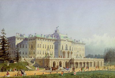 Konstantinpalatset i Strelna, 1847. av Alexei Maximovich Gornostayev