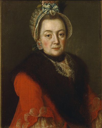 Porträtt av Anna Ivanovna Kolycheva, 1768 av Alexei Petrovich Antropov