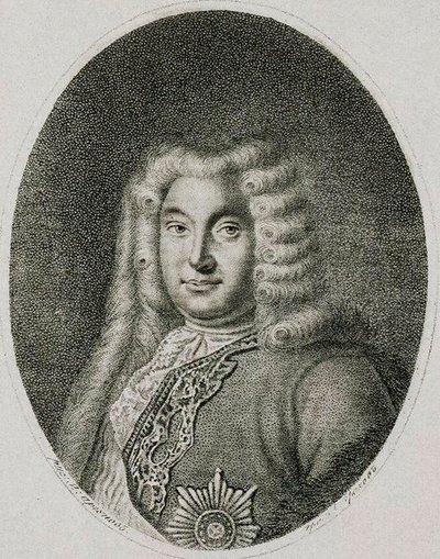 Porträtt av vicekansler greve Andrey Ostermann 1687-1747, c1812. av Alexei Petrovich Grachev