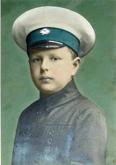 Porträtt av Sonen. Fotografi, Gouache av Alexei Sergeevich Mazurin (1846-efter 1914) av Alexei Sergeevich Mazurin
