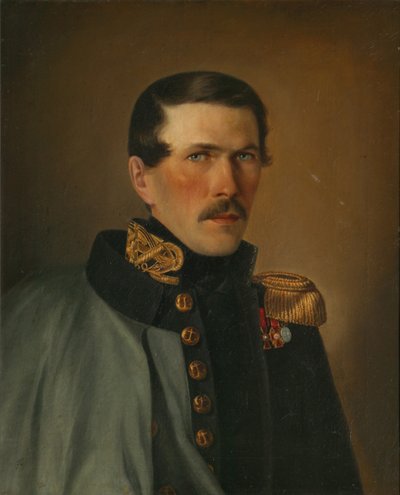 Porträtt av en marinofficer av Alexei Vasilyevich Tyranov