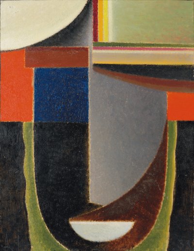 Abstrakt Head: Andante; Abstrakt huvud: Andante, 1933 av Alexej von Jawlensky