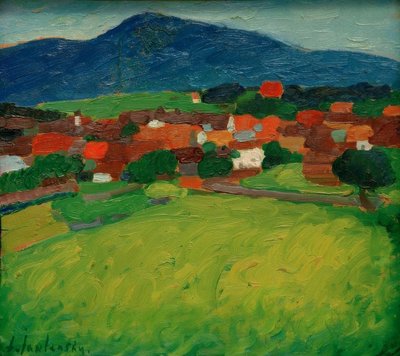 Murnau by av Alexej von Jawlensky