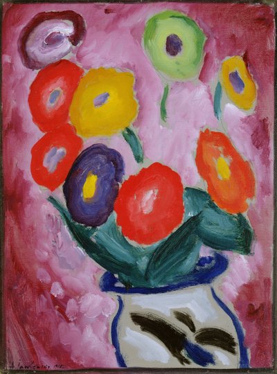 Blomsterstilleben, 1915 av Alexej von Jawlensky
