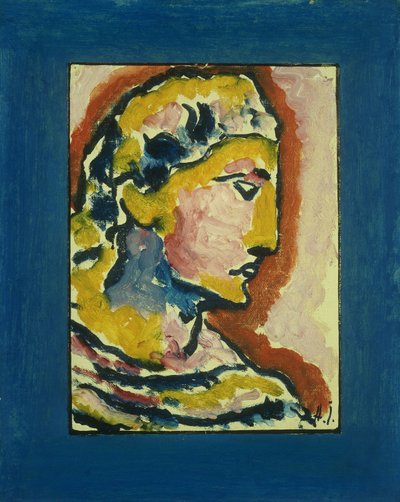 huvuden; chef, 1930 av Alexej von Jawlensky