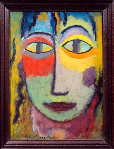 Manet. Målning av ryssen Alexei von Javlensky (Alexi von Jawlensky, Alexej von Javlenski) (1864-1941), 1900-talet. Lyon, Musee des Beaux Arts. av Alexej von Jawlensky