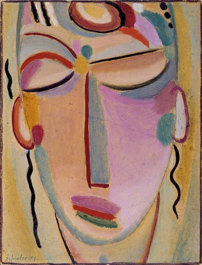 Mystiskt huvud: Meditation av Alexej von Jawlensky