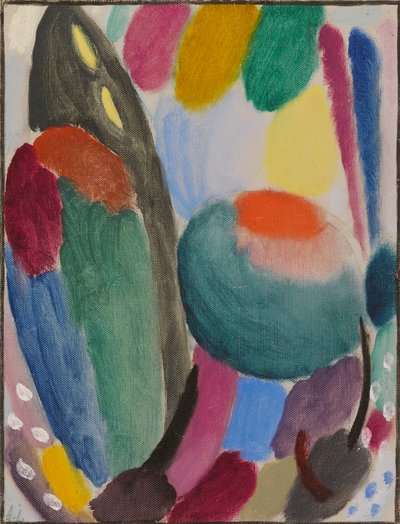 Variation: doft och friskhet Holland, 1918. av Alexej von Jawlensky