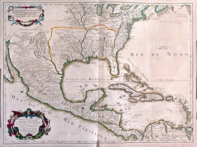 Mexiko und Florida von Alexis-Hubert Jaillot