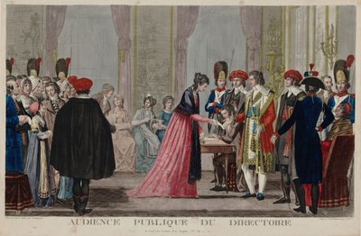 Offentlig utfrågning av katalogen, ca 1797. av Alexis Chataignier