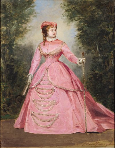 Hortense Schneider (1838-1920) 1868 av Alexis Joseph Perignon
