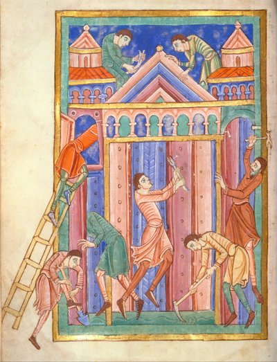 Tjuvar bryter sig in i begravningskyrkan St. Edmund av Alexis Master