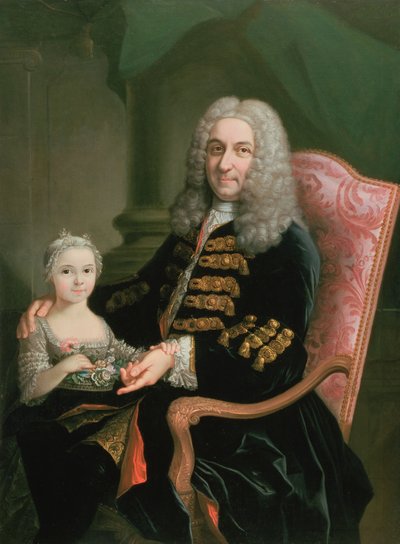 Dubbelporträtt av Alexis Simon Belle