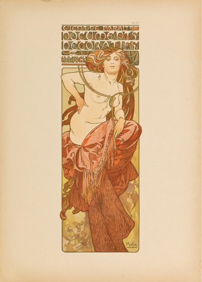 Dekorativa dokument, 1902. av Alfons Marie Mucha