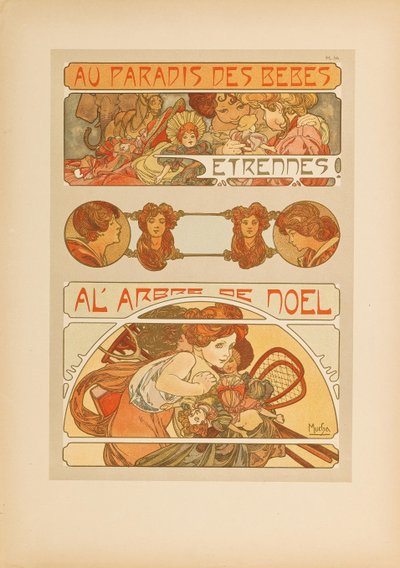 Dekorativa dokument, 1902. av Alfons Marie Mucha