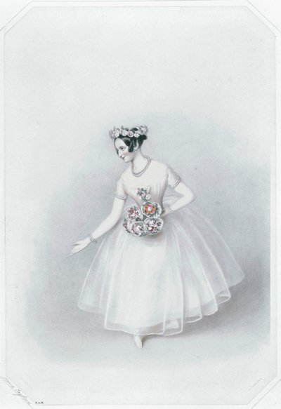 Marie Taglioni, berühmteste Ballerina von Alfred-Edward Chalon