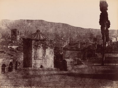 La Tour des Vents, Athenes (Vindarnas torn, Aten),1851 (foto) av Alfred Nicolas Normand