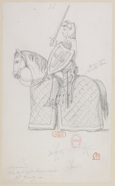 Halévy - Trollkarlen - kostymmodeller av Alfred Albert - 26 (Schackparti, Christian springare) av Alfred Albert