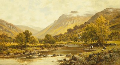 Borrowdale, Cumberland, 1896 av Alfred Augustus Glendening