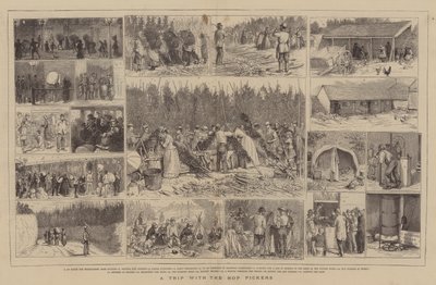 En resa med humleplockarna av Alfred Chantrey Corbould