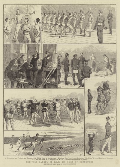 Militär karriär för HKH hertigen av Connaught av Alfred Chantrey Corbould