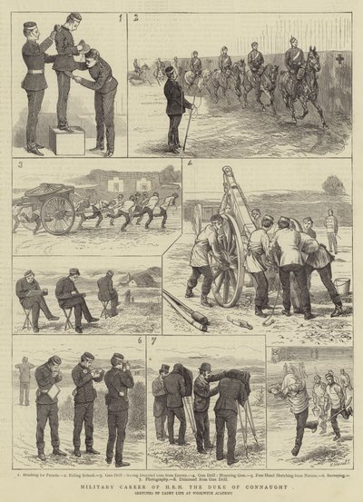 Militär karriär för HKH hertigen av Connaught av Alfred Chantrey Corbould