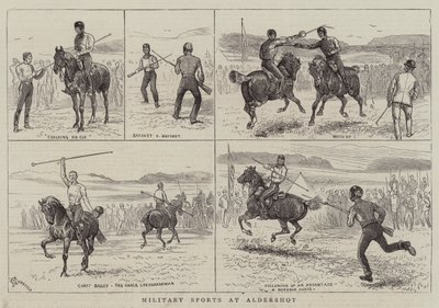 Militäridrott på Aldershot av Alfred Chantrey Corbould